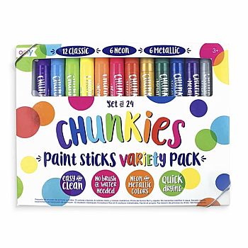 CHUNKIES PAINTS STICKS 24PC