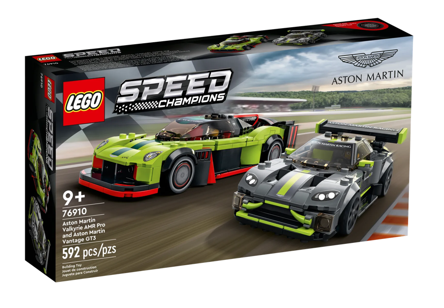 LEGO Speed Champions Aston Martin Valkyrie AMR Pro & Vantage GT3 2  Collectible Model 76910 - Race Car and Toy Set, Includes 2 Driver  Minifigures