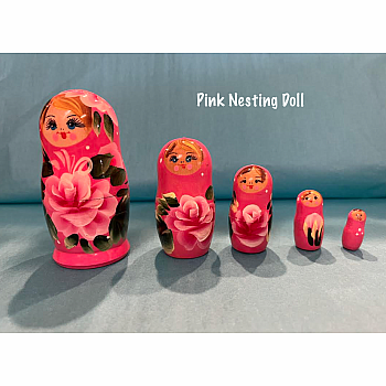 4" Nesting Dolls (Assorted colors)