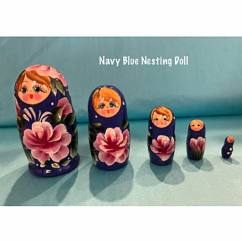 4" Nesting Dolls (Assorted colors)