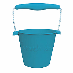 SCRUNCH SAND BUCKET: BLUE