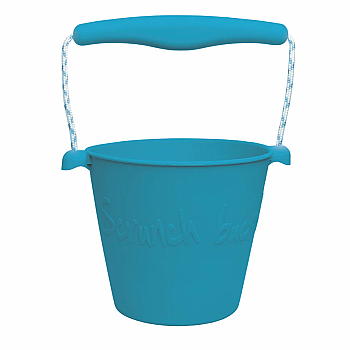 SCRUNCH SAND BUCKET: BLUE